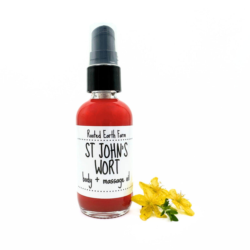 Rooted Earth Farm + Apothecary St. John's Wort Oil Bath + Body Oils