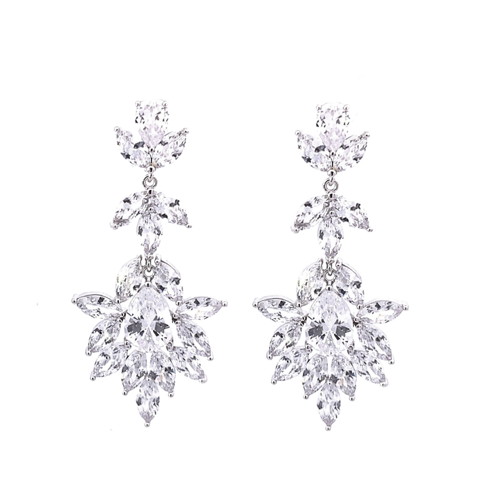 Bianca Crystal Chandelier Earrings