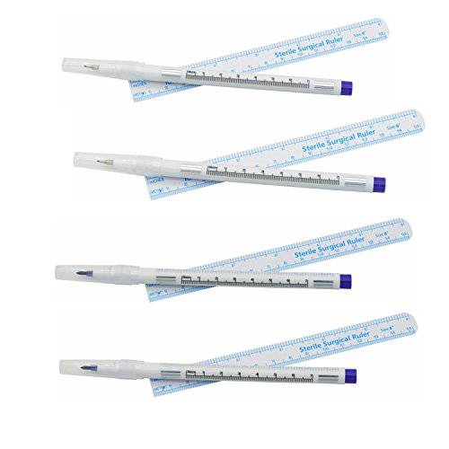 VIP Extensions Sterile surgical ruler with pen Beauty Supplies