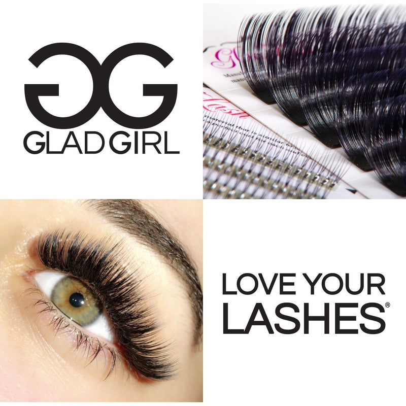 GladGirl Display Stickers - Love Your Lashes Marketing