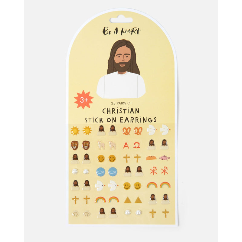 Be A Heart Christian Stick On Earrings Earrings