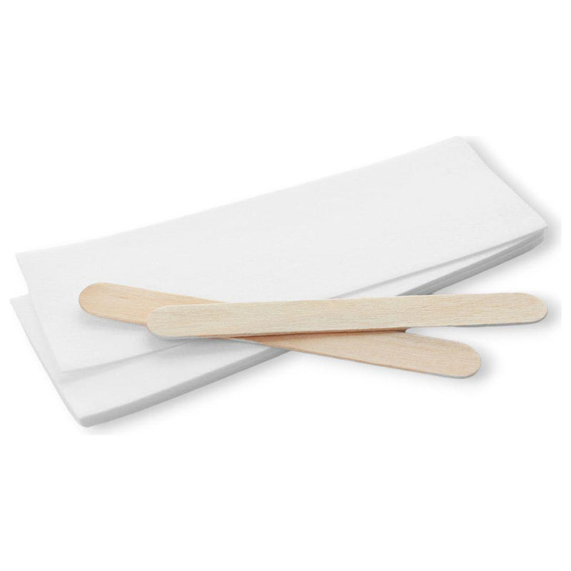 GladGirl Large Waxing Spatula - 10 per Quantity Eyebrows