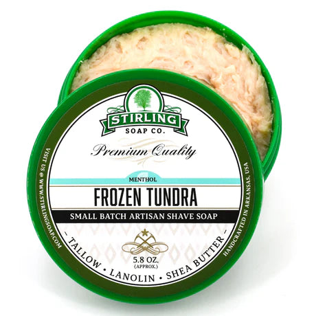 Stirling Soap Co. Stirling Soap Co. Frozen Tundra Menthol Bath Soap 5.5 Oz Bar Soap