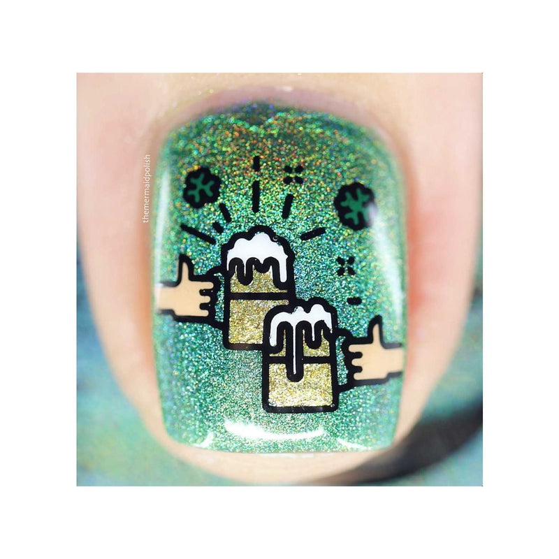 UberChic Beauty St Patrick's Day-06 Stamping Plate