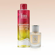 yoni rescue Strawberry Pineapple 2 pc set - Body Oil + Eu De Parfum bundles