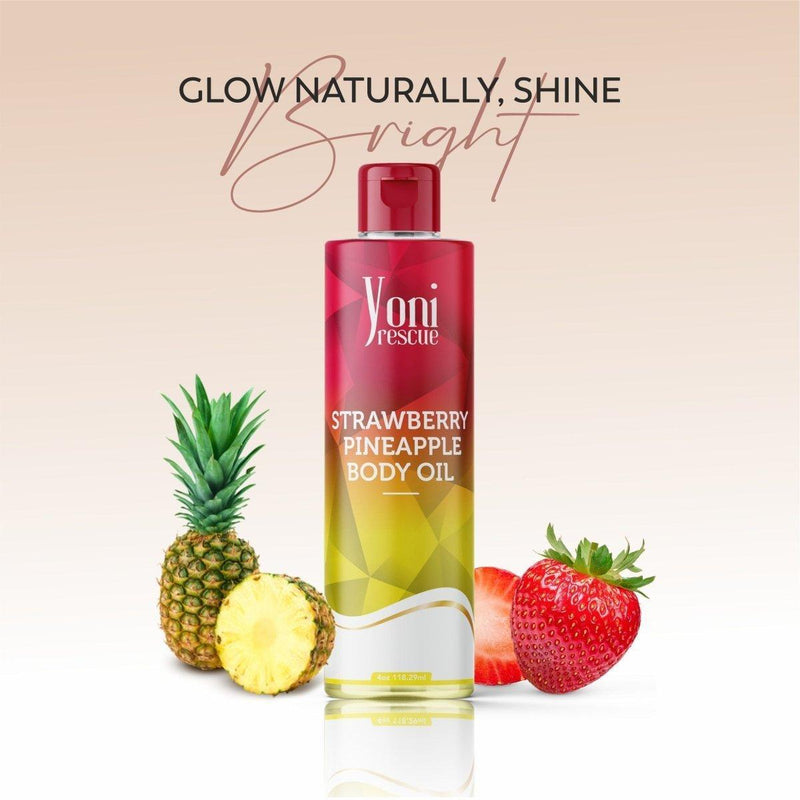 yoni rescue Strawberry Pineapple 2 pc set - Body Oil + Eu De Parfum bundles