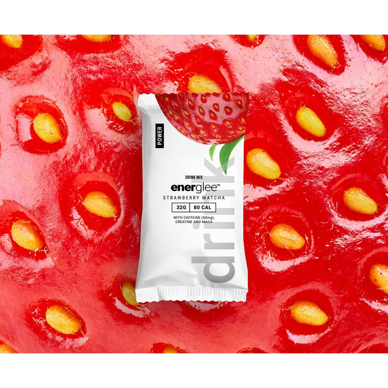 myspringenergy Strawberry Matcha Creatine Power Drink w/Adaptogens Drink Mix