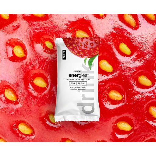 myspringenergy Strawberry Matcha Creatine Power Drink w/Adaptogens Drink Mix
