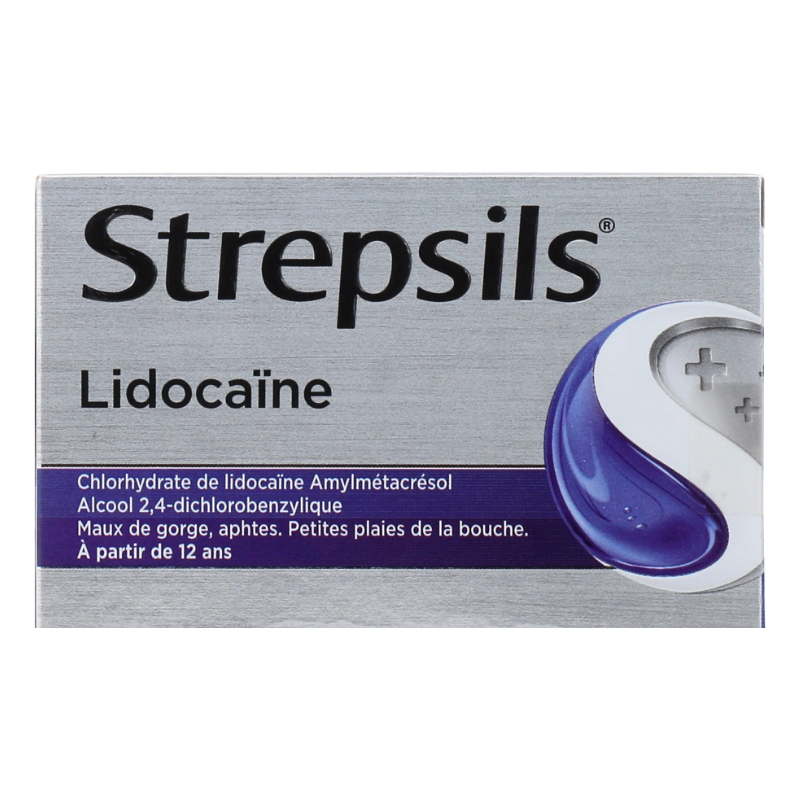 Strepsils Strepsils Lidocaine Lozenges Sore Throat Relief Pack of 24 Lozenges
