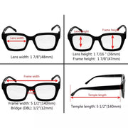 eyekeeper.com Stylish Bifocal Reading Glasses Thicker Frame Bifocal Readers BR9106 Eyeglasses