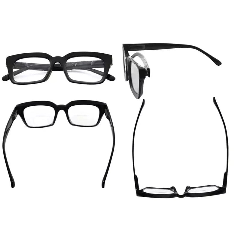 eyekeeper.com Stylish Bifocal Reading Glasses Thicker Frame Bifocal Readers BR9106 Eyeglasses