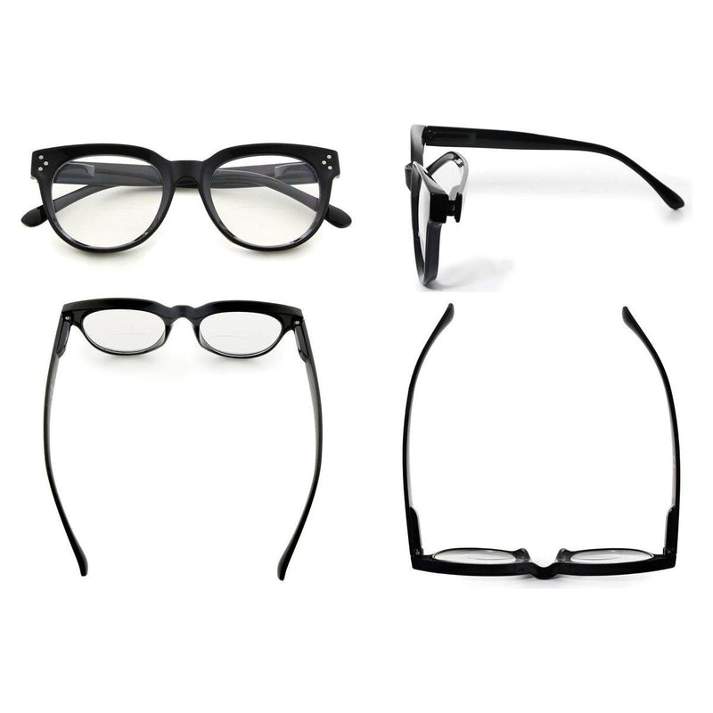 eyekeeper.com Stylish Thicker Frame Bifocal Reading Glasses BR9110 Eyeglasses