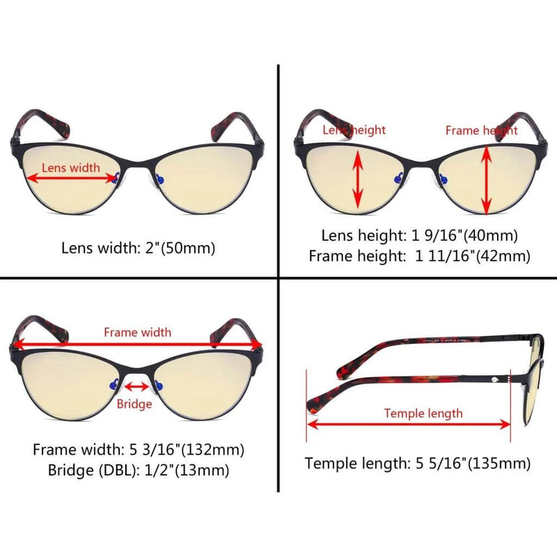 eyekeeper.com Stylish Blue Light Blocking Eyeglasses LX19021-BB60 Eyeglasses