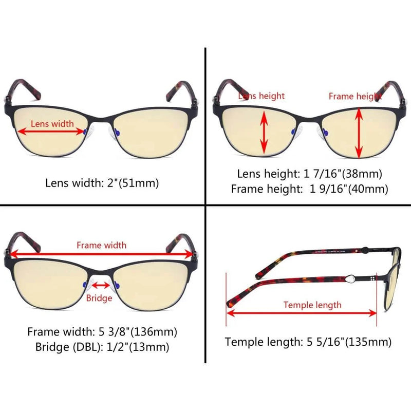 eyekeeper.com Stylish Blue Light Blocking Eyeglasses LX19022-BB60 Eyeglasses