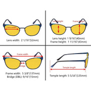 eyekeeper.com Stylish Blue Light Blocking Eyeglasses LX19035-BB90 Eyeglasses