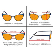 eyekeeper.com Stylish Blue Light Blocking Eyeglasses LX19035-BB98 Eyeglasses