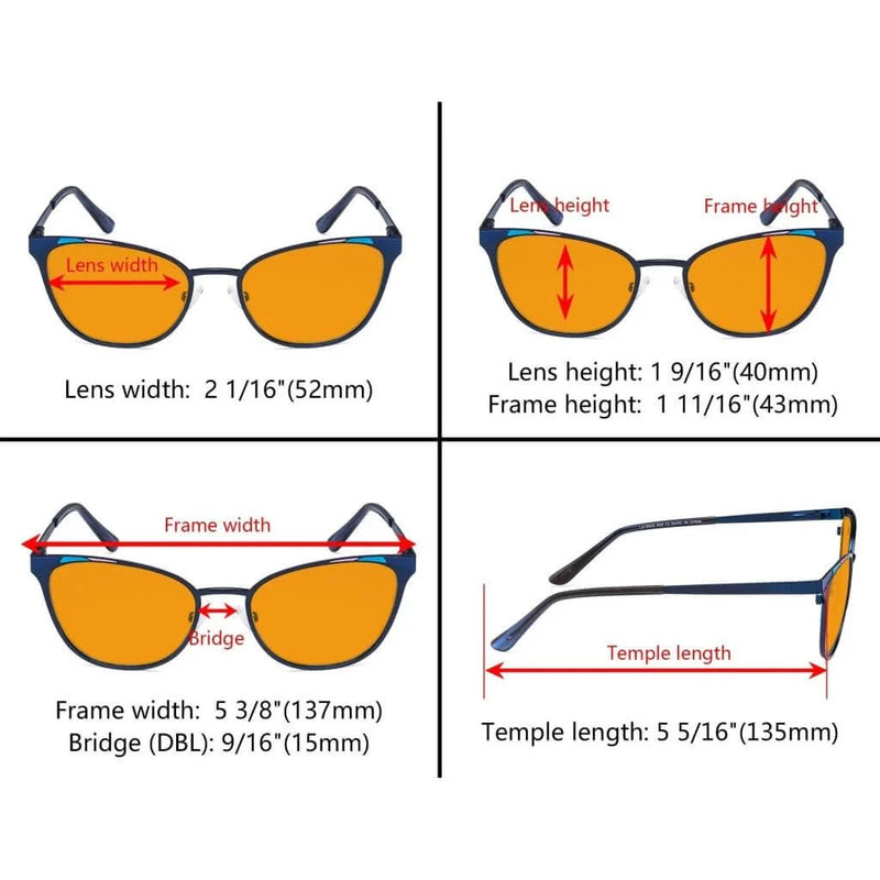 eyekeeper.com Stylish Blue Light Blocking Eyeglasses LX19035-BB98 Eyeglasses