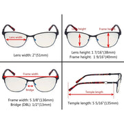 eyekeeper.com Stylish Blue Light Filter Eyeglasses LX19022-BB40 Eyeglasses