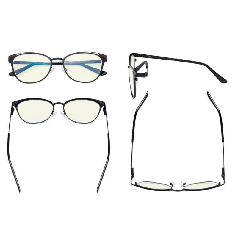 eyekeeper.com Stylish Blue Light Filter Eyeglasses LX19035-BB40 Eyeglasses