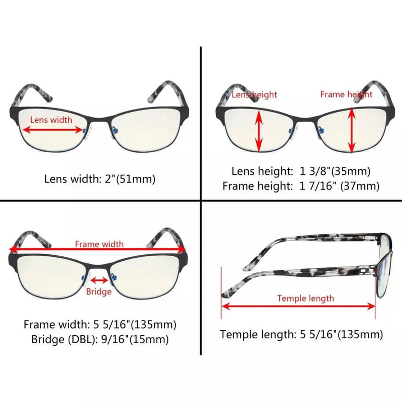 eyekeeper.com Stylish Blue Light Filter Reading Glasses LX17019 Eyeglasses