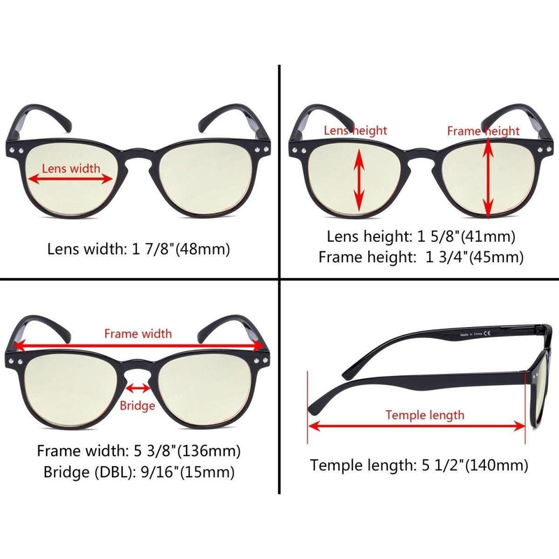 eyekeeper.com Stylish Blue Light Filter Reading Glasses UVR060 Eyeglasses