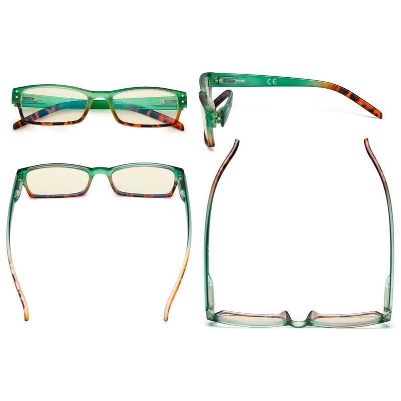 eyekeeper.com Stylish Blue Light Filter Reading Glasses UVR012D Eyeglasses