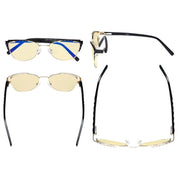 eyekeeper.com Stylish Cat-eye Blue Light Blocking Eyeglasses LX19016-BB60 Eyeglasses