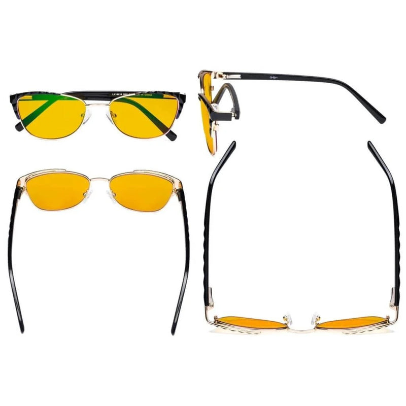 eyekeeper.com Stylish Cat-eye Blue Light Blocking Eyeglasses LX19016-BB90 Eyeglasses