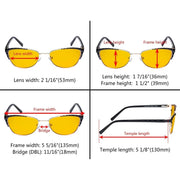 eyekeeper.com Stylish Cat-eye Blue Light Blocking Eyeglasses LX19016-BB90 Eyeglasses