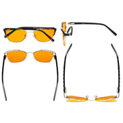 eyekeeper.com Stylish Cat-eye Blue Light Blocking Eyeglasses LX19016-BB98 Eyeglasses