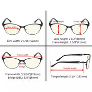 eyekeeper.com Stylish Cat-eye Blue Light Blocking Reading Glasses LX17021 Eyeglasses