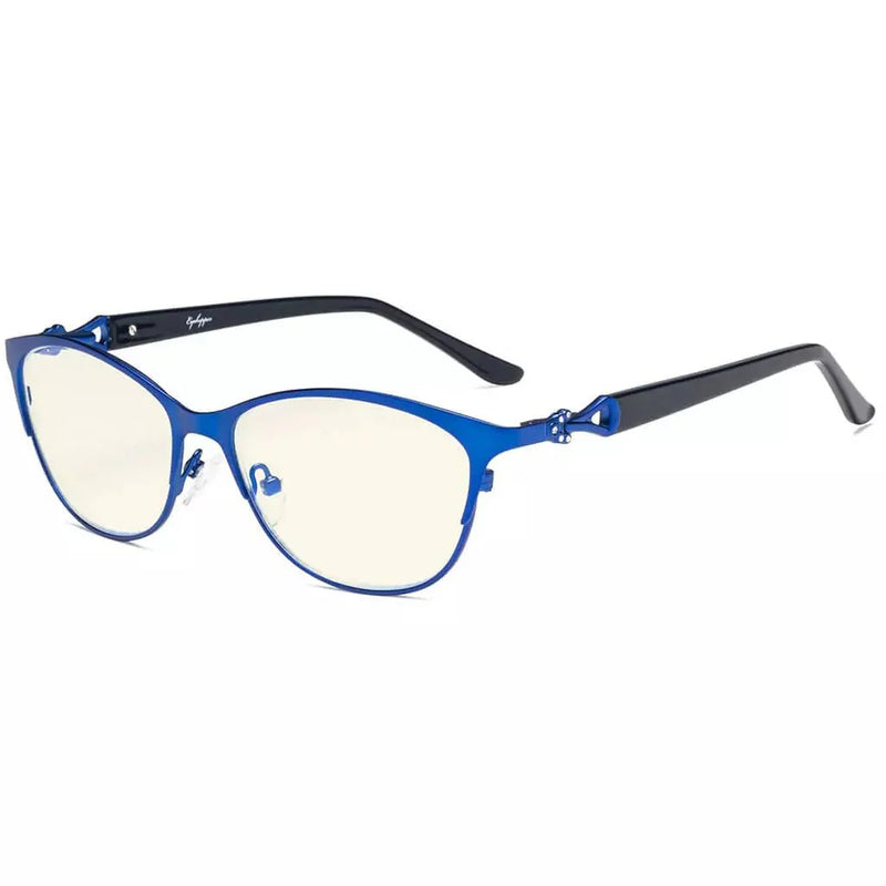 eyekeeper.com Stylish Cat-eye Blue Light Blocking Reading Glasses LX17021 Eyeglasses
