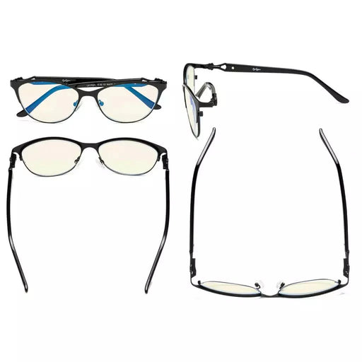 eyekeeper.com Stylish Cat-eye Blue Light Blocking Reading Glasses LX17021 Eyeglasses