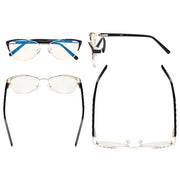 eyekeeper.com Stylish Cat-eye Blue Light Filter Eyeglasses LX19016-BB40 Eyeglasses