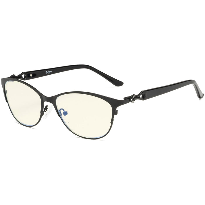 Eyekeeper.Com - Stylish Cat-Eye Blue Light Blocking Reading Glasses Lx17021