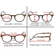 eyekeeper.com Stylish Chic Oval Reading Glasses Spring Hinges Readers R071 Eyeglasses