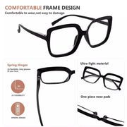 eyekeeper.com Stylish Reading Glasses Large Frame Readers R2014 Eyeglasses