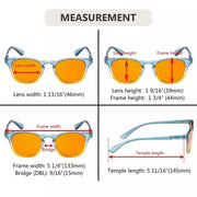 eyekeeper.com Stylish Classic Two Tone Blue Light Blocking Reading Glasses DS144 Eyeglasses