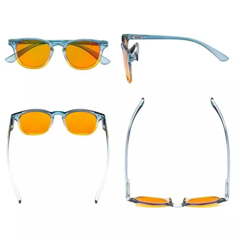 eyekeeper.com 5 Pack Stylish Blue Light Blocking Reading Glasses DS144 Eyeglasses