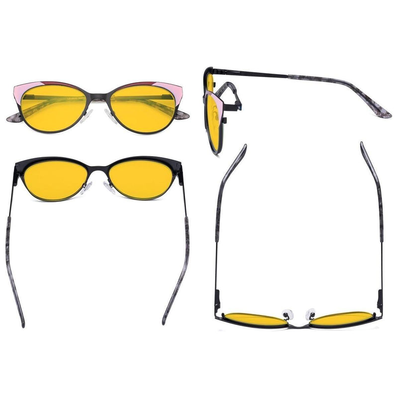 eyekeeper.com Cat-eye Anti-reflective Blue Light Eyeglasses LX19033-BB90 Eyeglasses