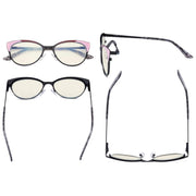 eyekeeper.com Cat-eye Blue Light Filter Eyeglasses LX19033-BB40 Eyeglasses