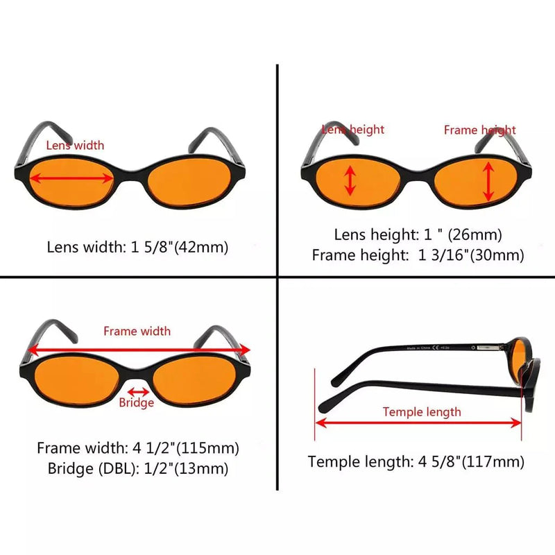 eyekeeper.com Stylish Oval Blue Light Blocking Eyeglasses for Kids DSK01 Eyeglasses