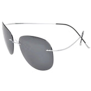 eyekeeper.com Stylish Polarized Rimless Titanium Frame Sunglasses S1501 Sunglasses