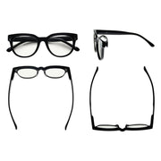 eyekeeper.com Thicker Frame Progressive Multifocal Reading Glasses M9110 Eyeglasses
