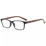 eyekeeper.com Stylish Reading Glasses with Wood-Look Arms RE19042 Eyeglasses
