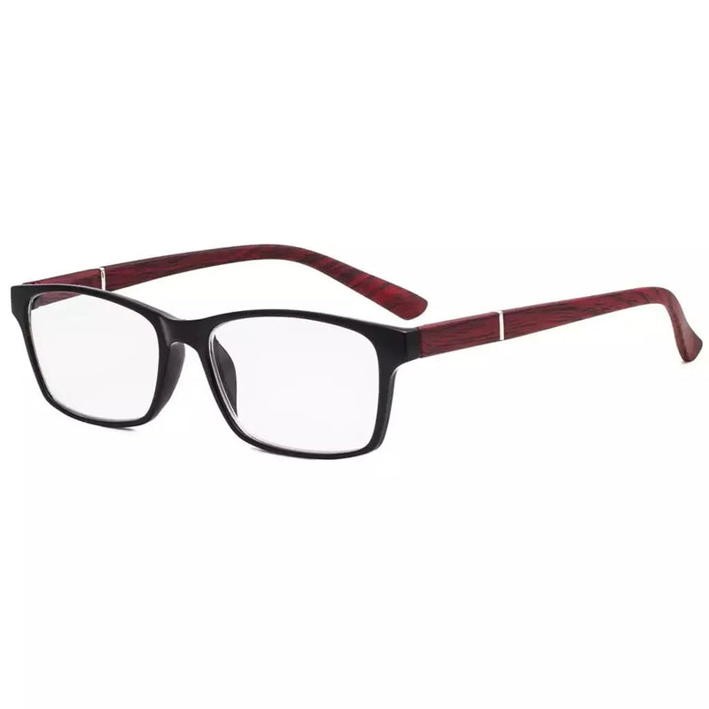 eyekeeper.com Stylish Reading Glasses with Wood-Look Arms RE19042 Eyeglasses
