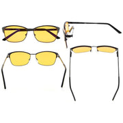 eyekeeper.com Stylish Blue Light Blocking Reading Glasses LX17001-BB98 Eyeglasses