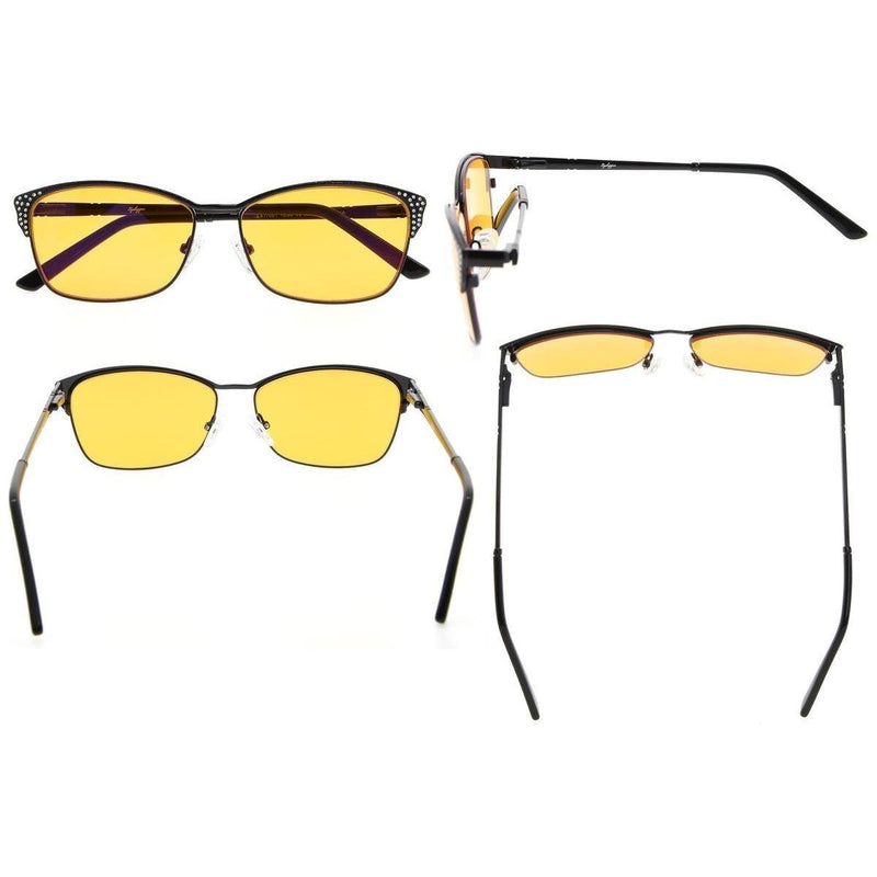 eyekeeper.com Stylish Blue Light Blocking Reading Glasses LX17001-BB98 Eyeglasses