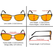 eyekeeper.com Stylish Blue Light Blocking Reading Glasses LX17001-BB98 Eyeglasses