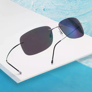 eyekeeper.com Stylish Rimless Titanium Frame Polarized Sunglasses S1503 Sunglasses